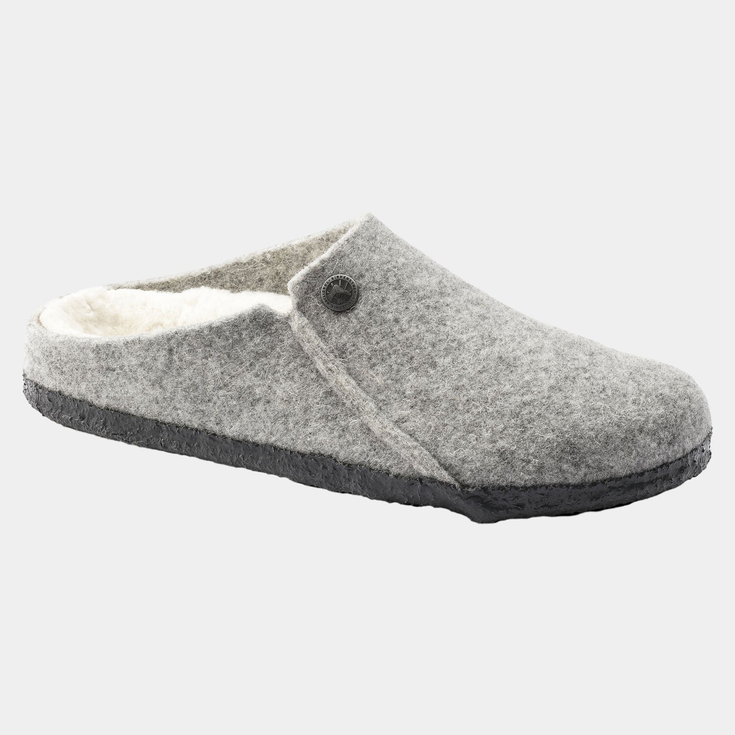 Birkenstock Zermatt Shearling Slippers Light Grey The Modern