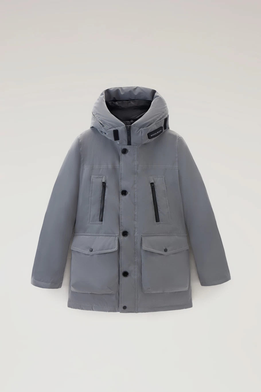 Woolrich on sale grey parka