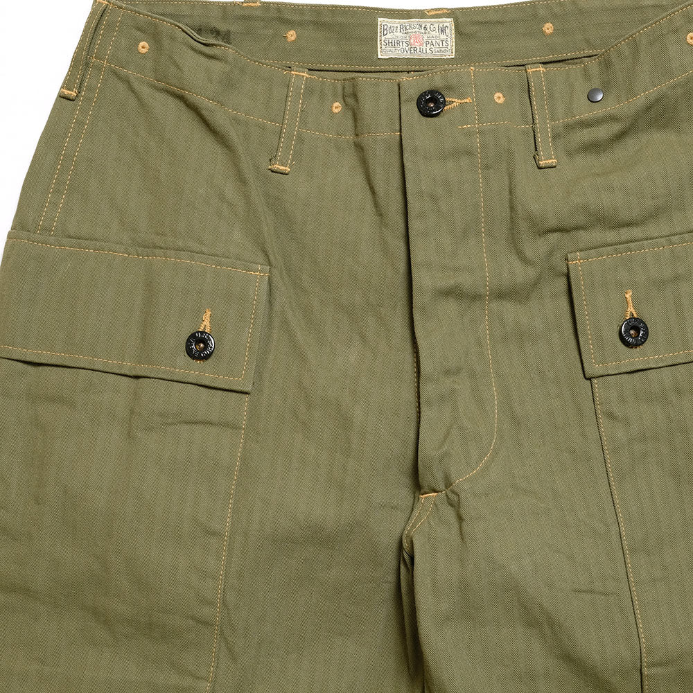 Buzz Rickson's US Marine Corps Herringbone Pants - Olive – The