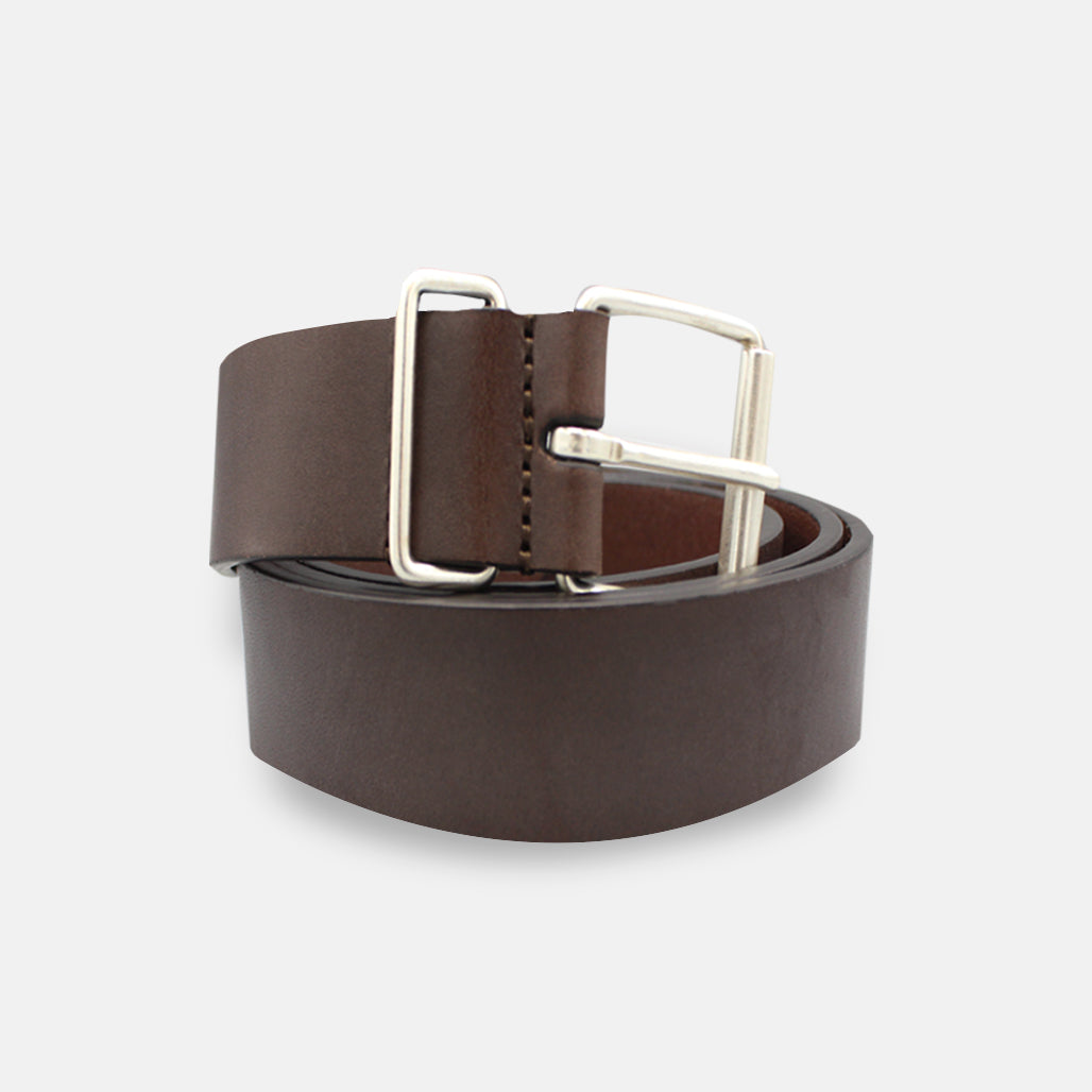 Anderson's - 3cm Woven Leather Belt - Brown Anderson's