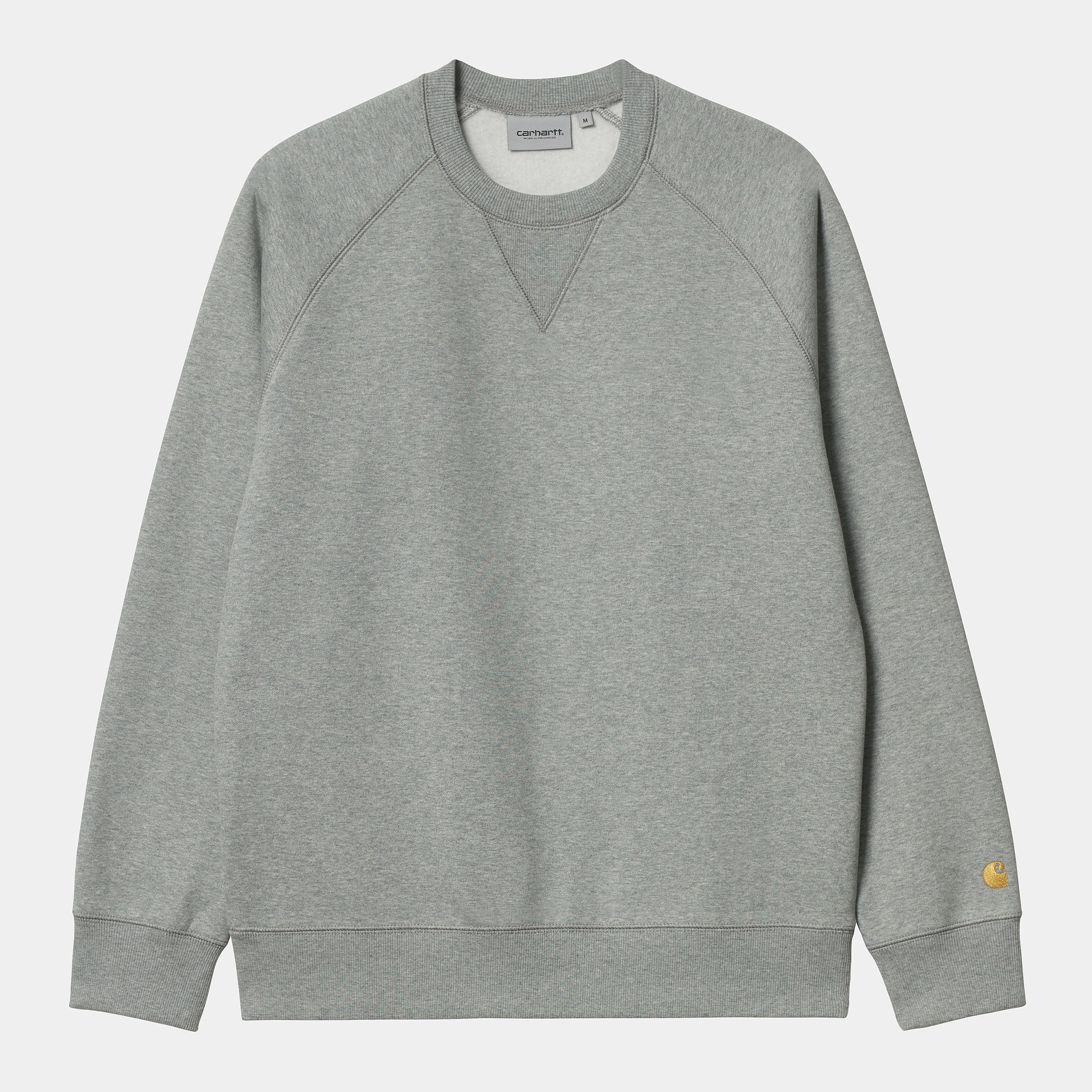 Carhartt WIP Chase Sweatshirt - Grey Heather/Gold – The Modern Draper