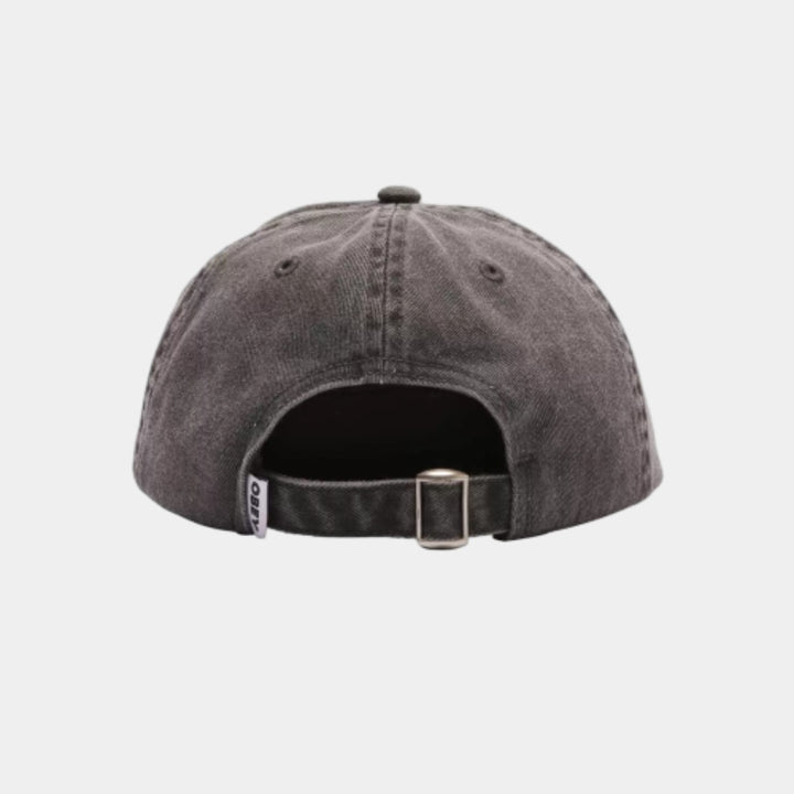 Obey Pigment Lowercase 6 Panel Cap - Black