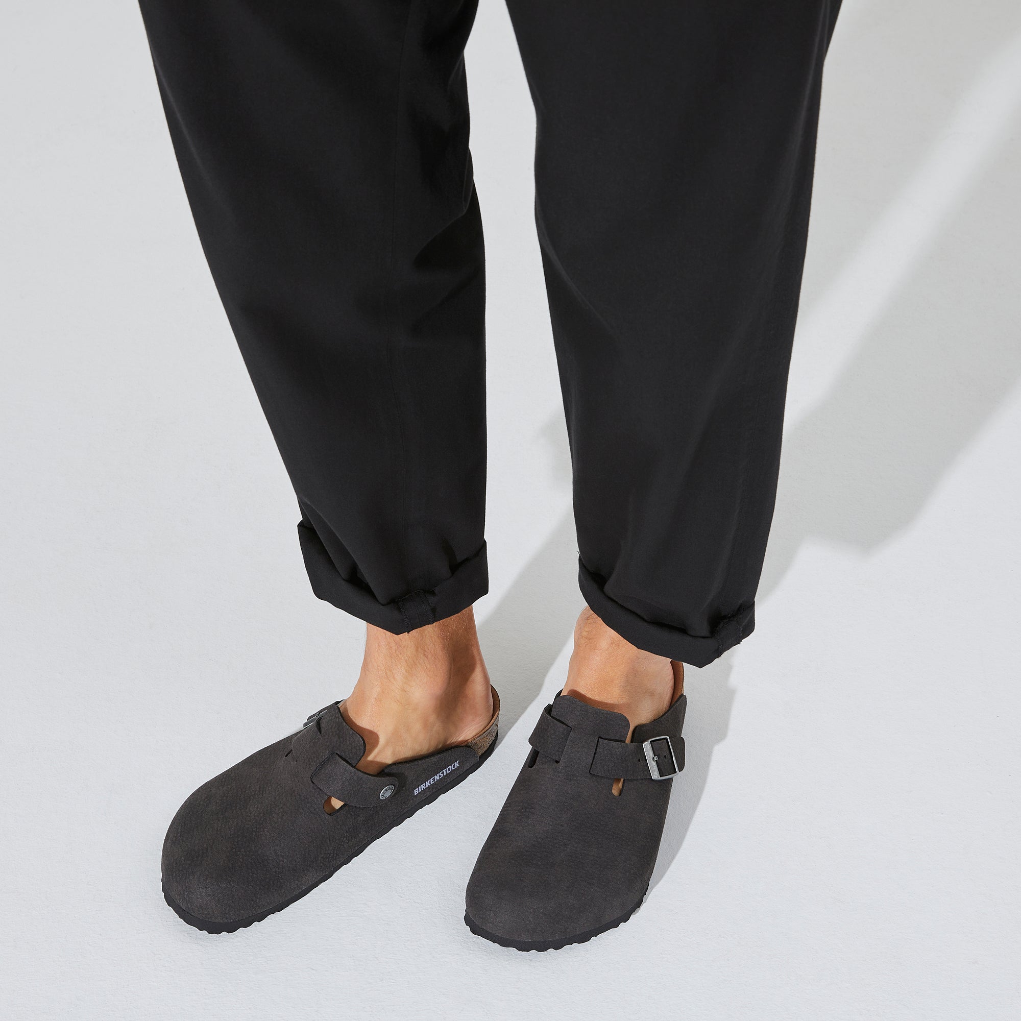 Birkenstock boston 2024 mens black