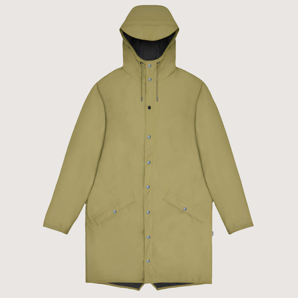 Rains Long Jacket - Khaki