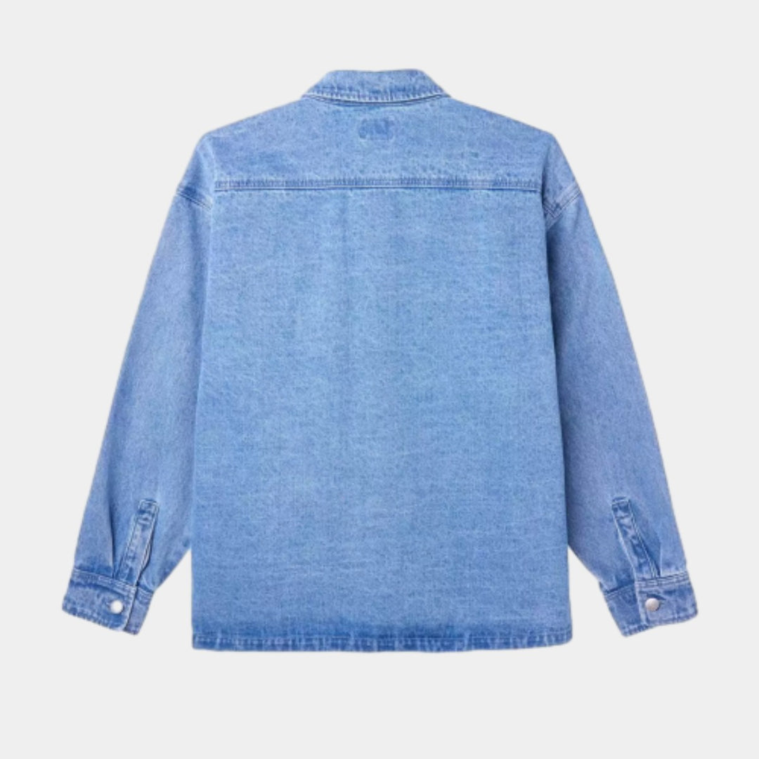 Obey Winston Shirt Jacket - Light Indigo