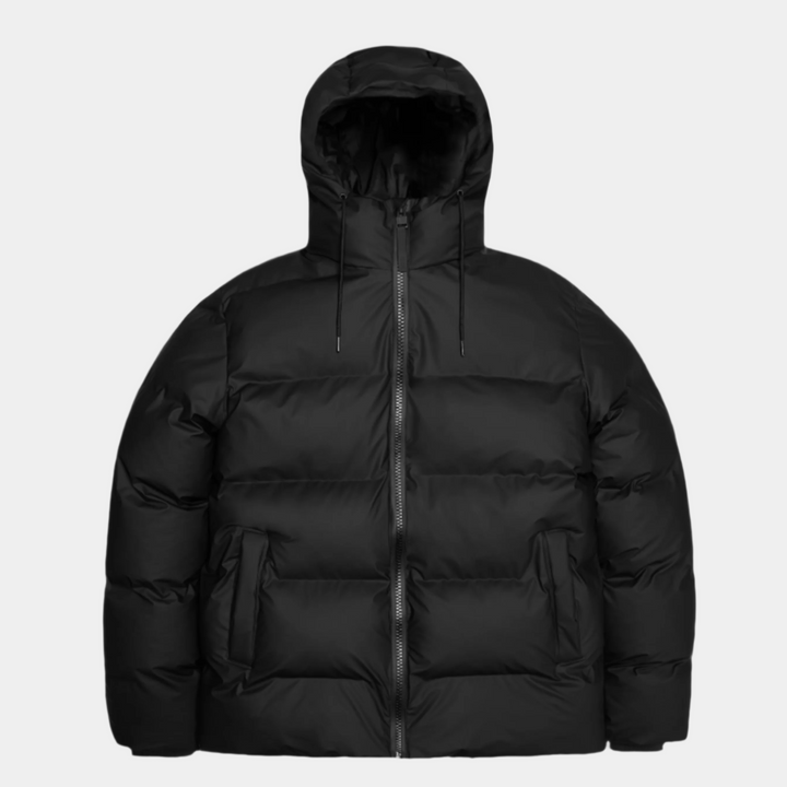 Rains Alta Puffer Jacket - Black