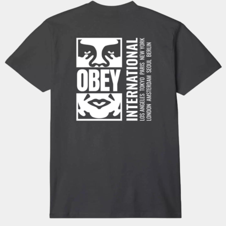 Obey Icon Split T-Shirt - Black