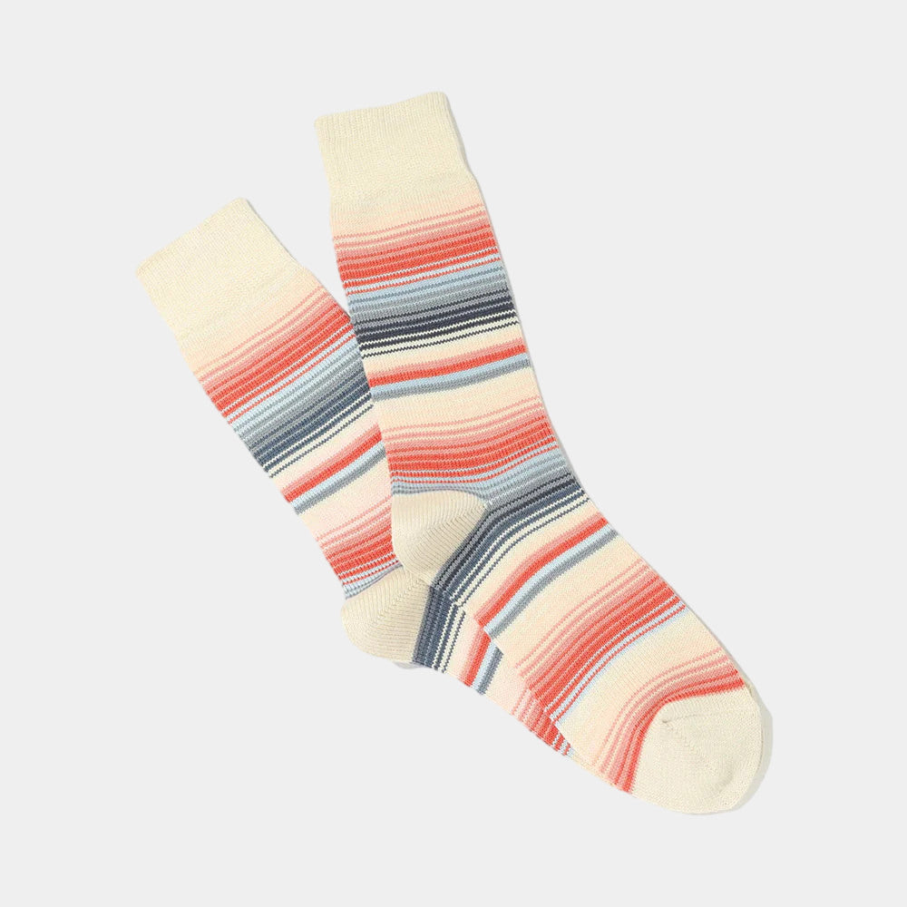 Anonymous-Ism Sarape Stripe Sock - Oatmeal