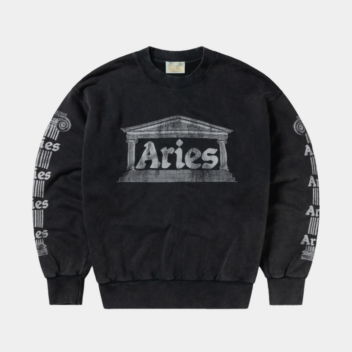 Aries Ancient Column Sweatshirt - Black