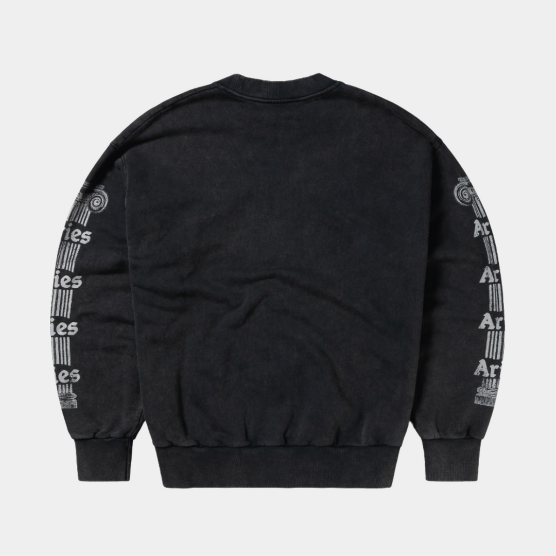 Aries Ancient Column Sweatshirt - Black