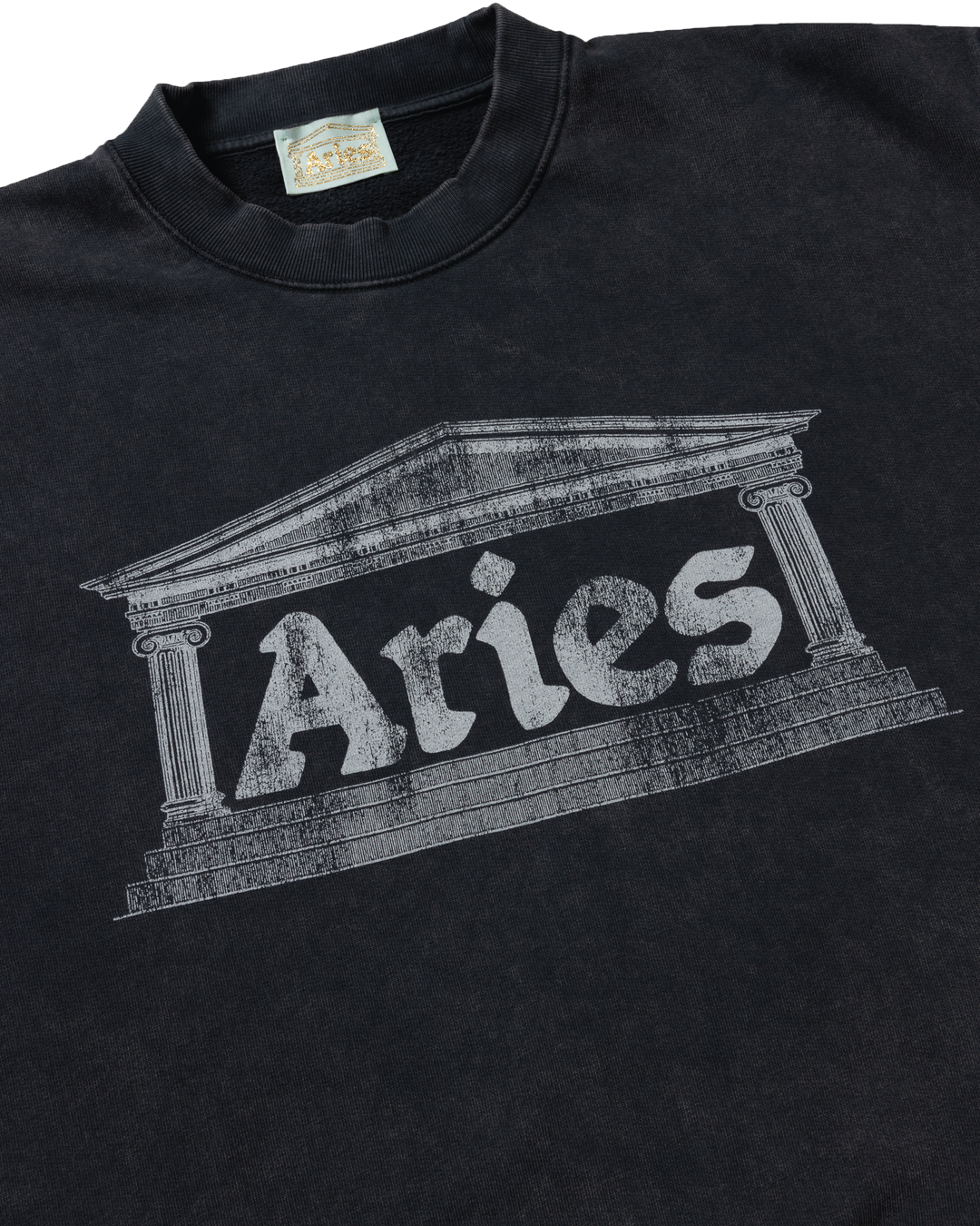 Aries Ancient Column Sweatshirt - Black