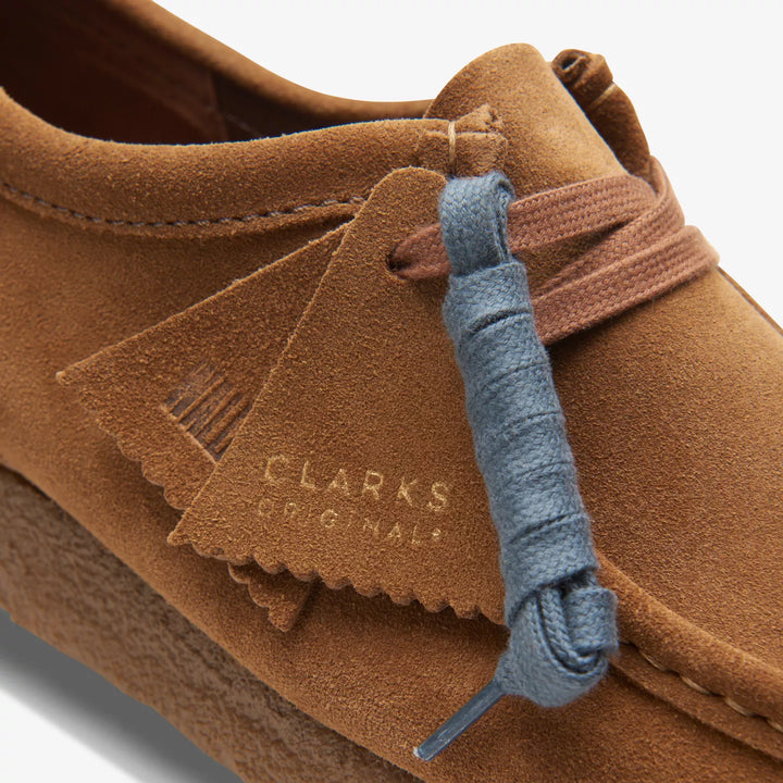 Clarks Originals Wallabee Shoes - Cola Suede