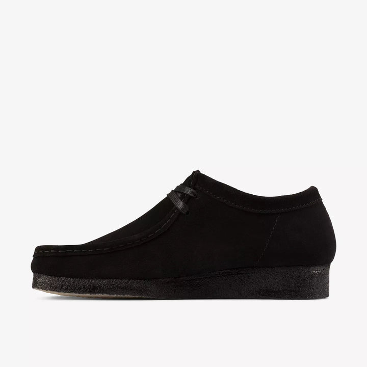 Clarks Originals Wallabee Shoes - Black Suede