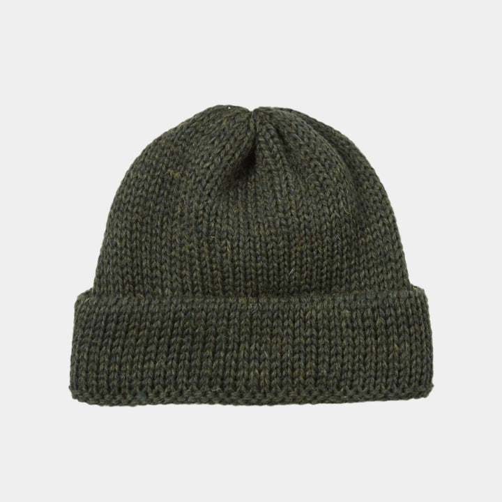 Universal Works Short Watch Cap - Olive