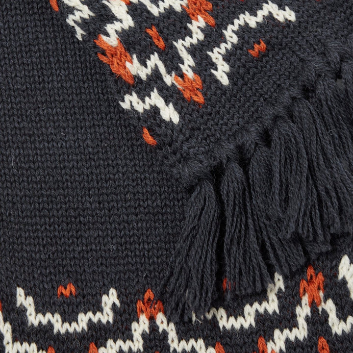 Universal Works Wool Scarf - Navy/Ecru