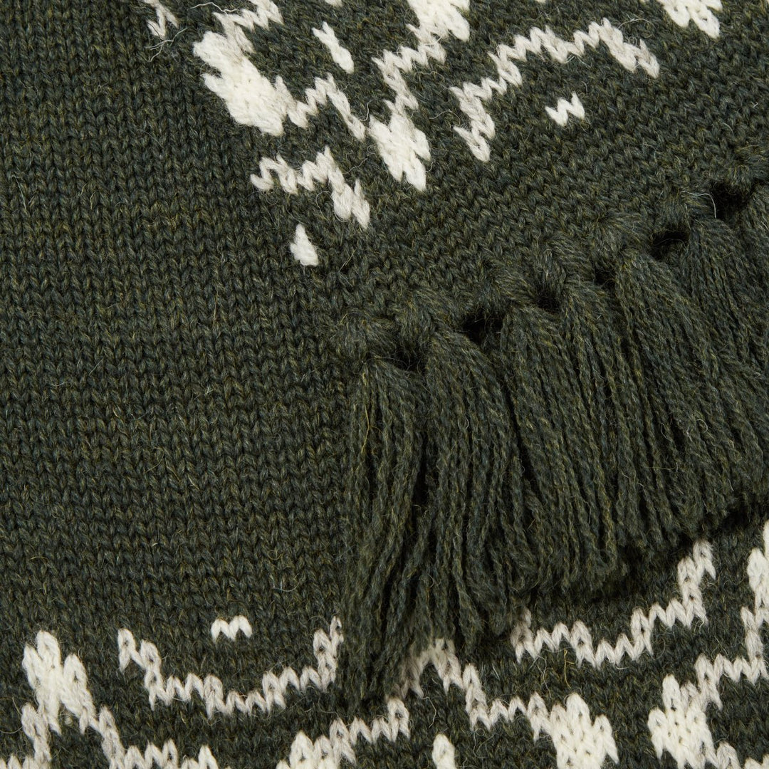 Universal Works Wool Scarf - Olive/Natural