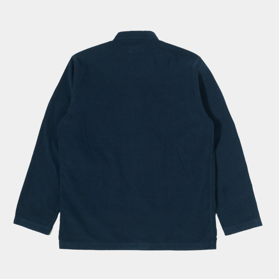 Universal Works Bakers Overshirt - Navy Fine Cord