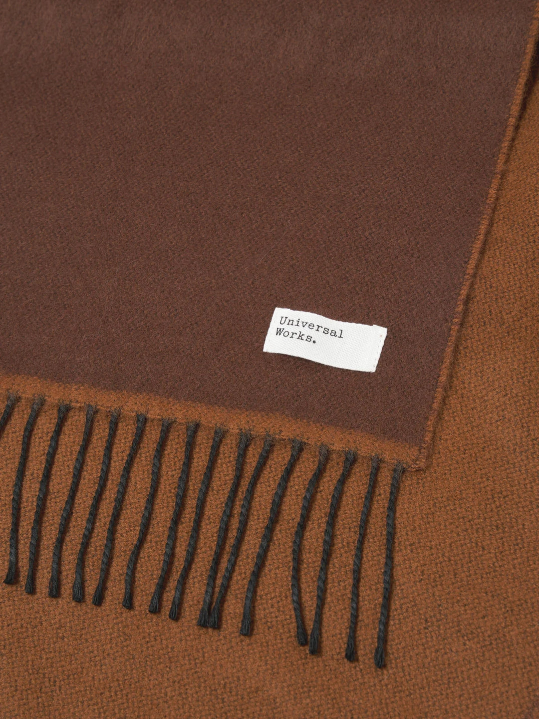 Universal Works Double Sided Scarf - Brown