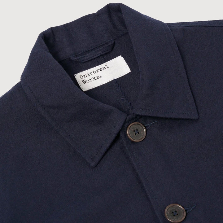 Universal Works Bakers Jacket - Navy Moleskin