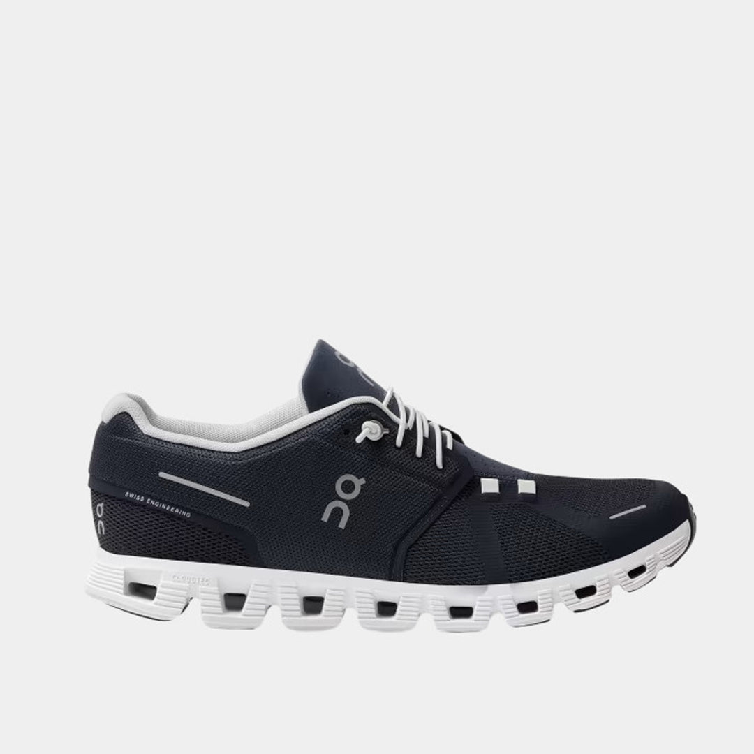 On Running Cloud 5 Trainers - Midnight/White