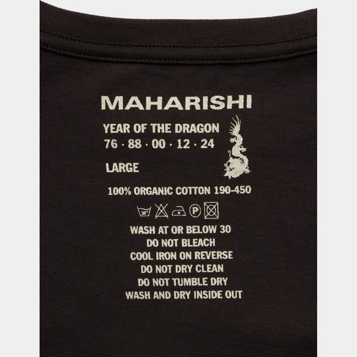Maharishi Organic Dragon T-Shirt - Black