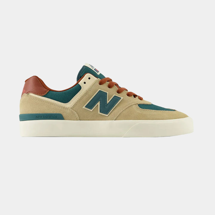 New Balance 574 Trainers - Tan/Sage