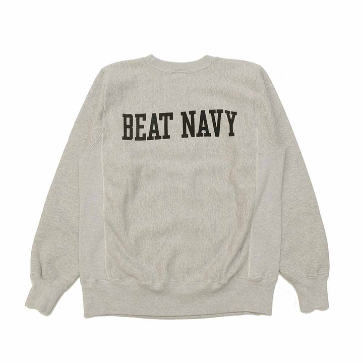 Buzz Rickson's Go Army Beat Navy Sweatshirt - Grey