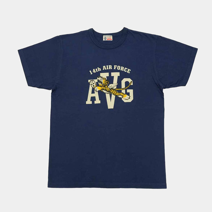 Buzz Rickson's 14th Air Force T-Shirt - Navy