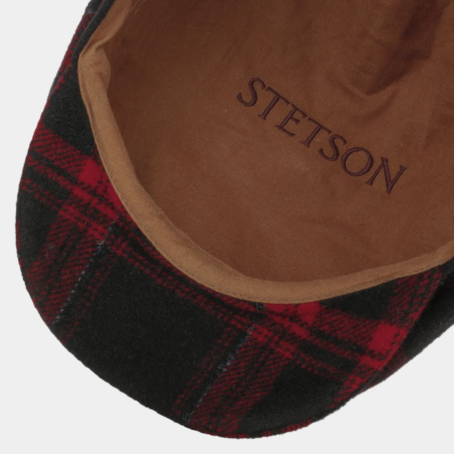 Stetson Cap - Hatteras Shadow Plaid - Red Check