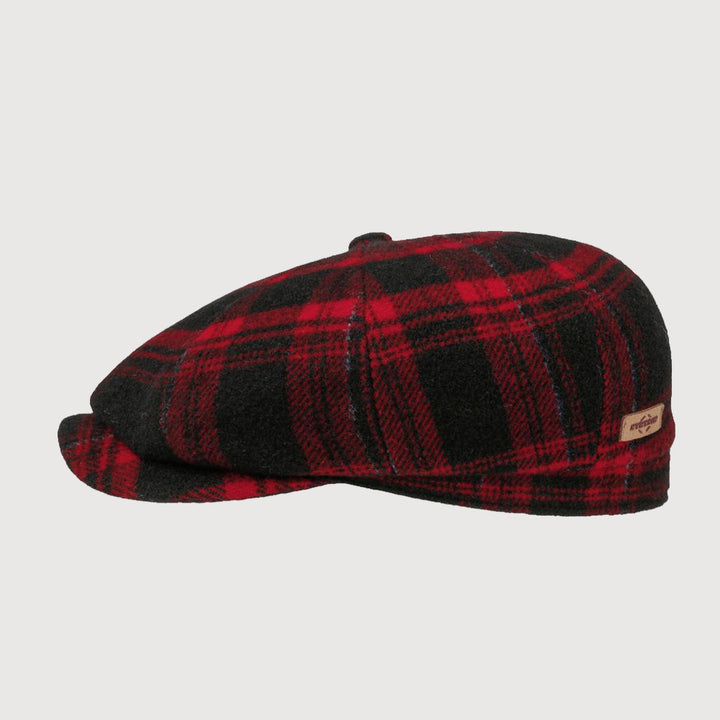 Stetson Cap - Hatteras Shadow Plaid - Red Check