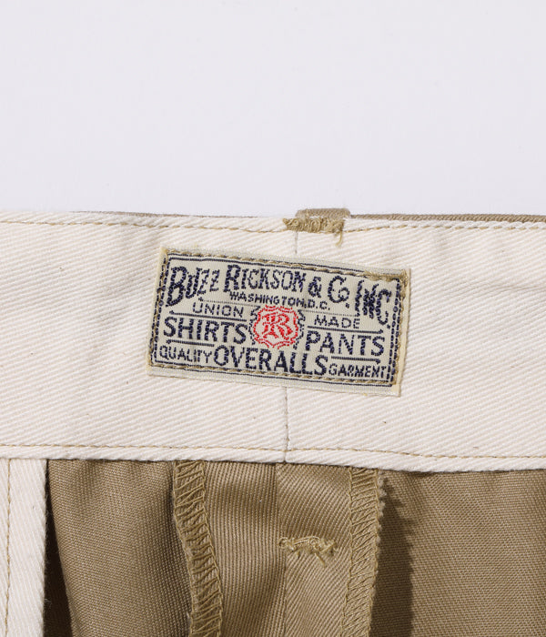 Buzz Rickson's 1945 Chino Shorts - Beige