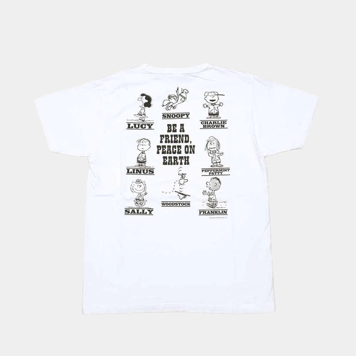 Buzz Rickson's Peanuts Be A Friend T-Shirt - White