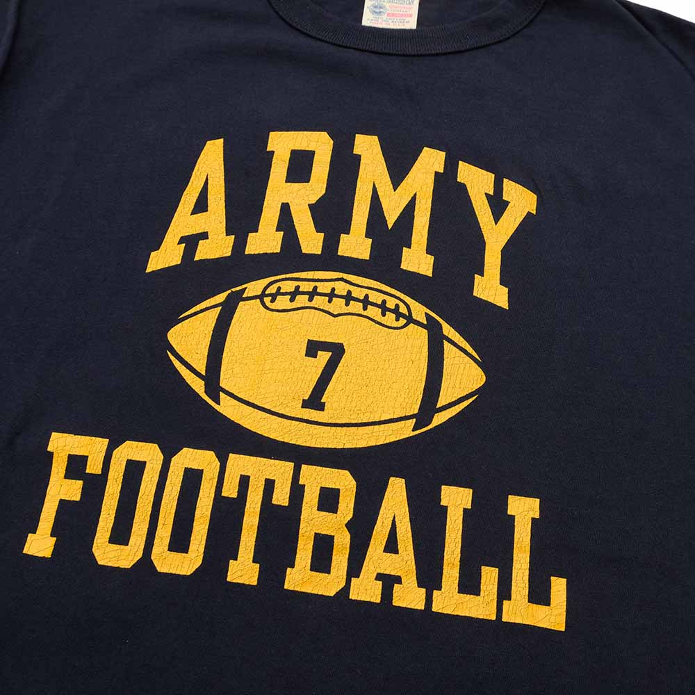 Buzz Rickson's Army Football T-Shirt - Navy