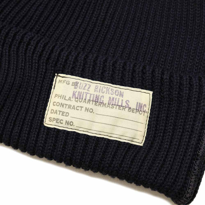 Buzz Rickson's Stencil Watch Cap - Seabees Navy