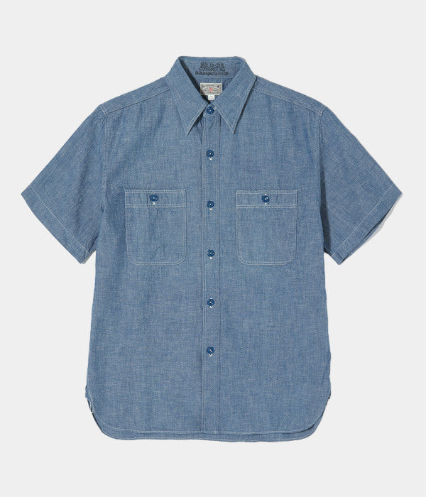 Buzz Rickson's Chambray Work Shirt - Blue