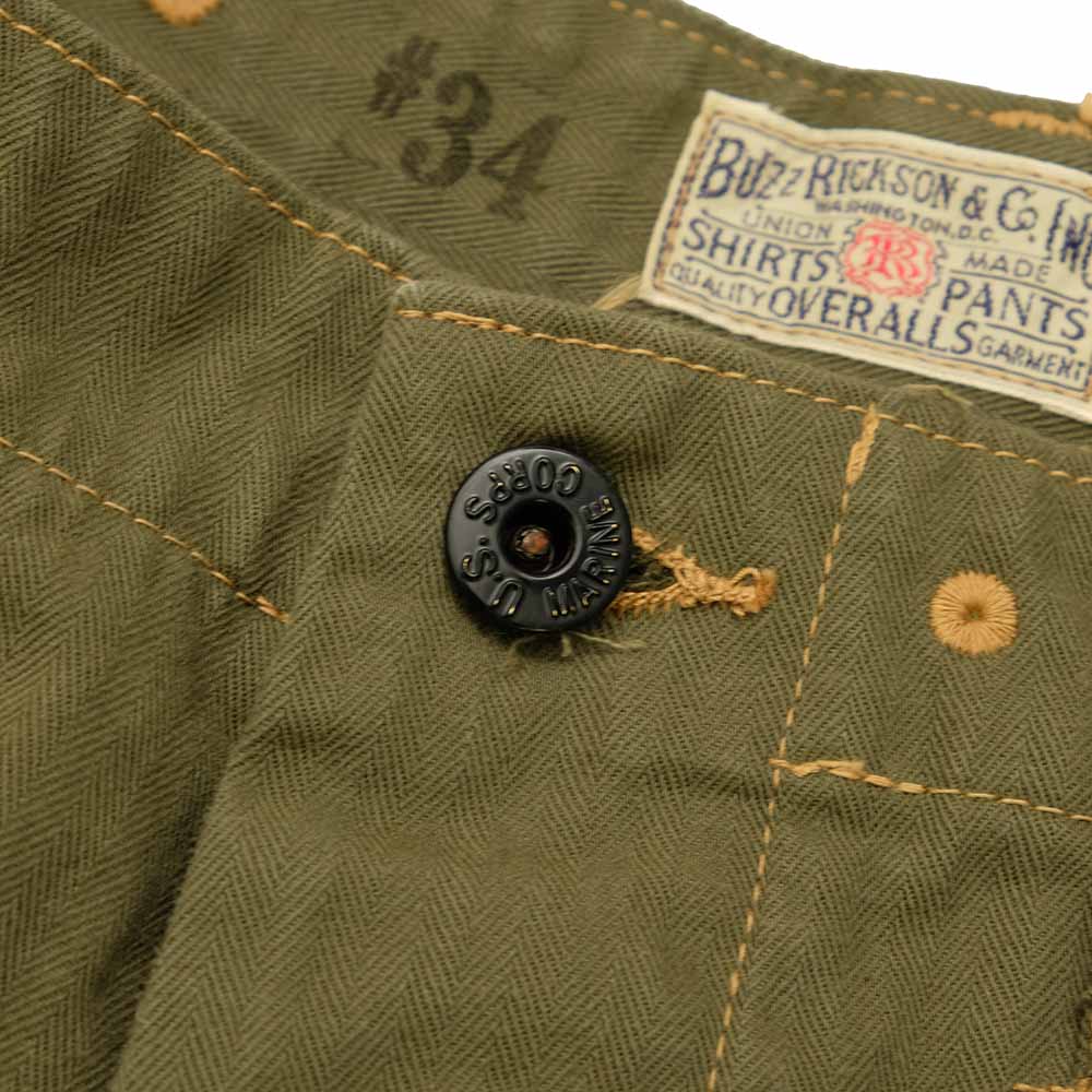 Buzz Rickson's US Marine Corps Shorts - Olive