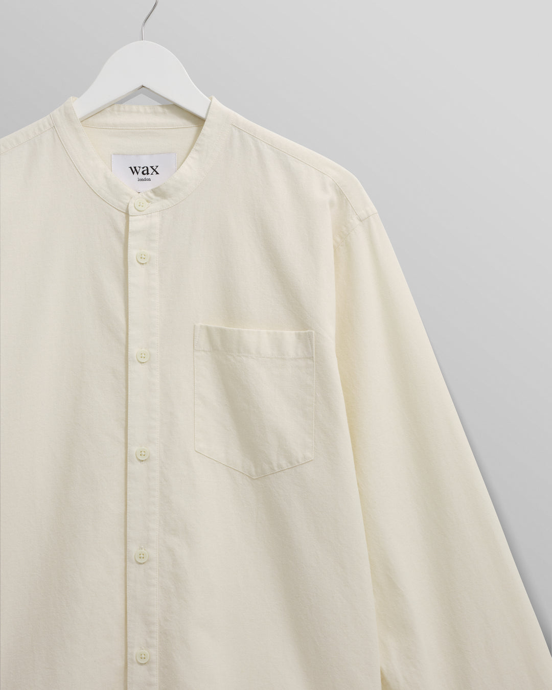 Wax London Abbot Shirt - Ecru