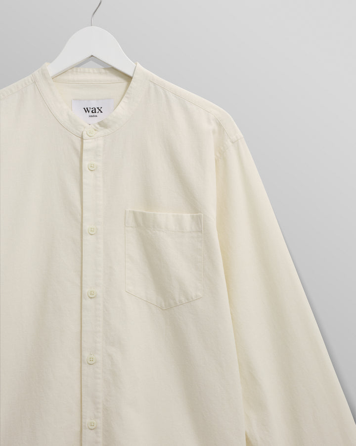 Wax London Abbot Shirt - Ecru