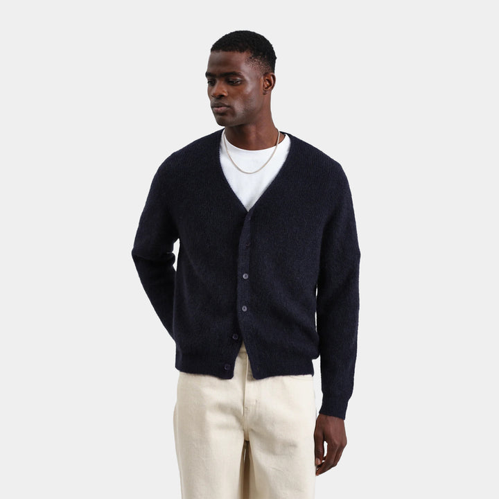 Wax London Alban Cardigan - Navy