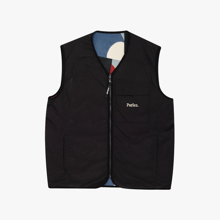 Parlez Amisk Reversible Gilet - Black