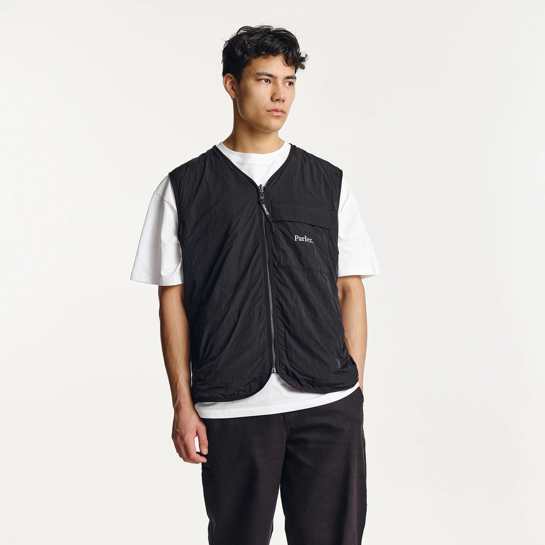 Parlez Amisk Reversible Gilet - Black