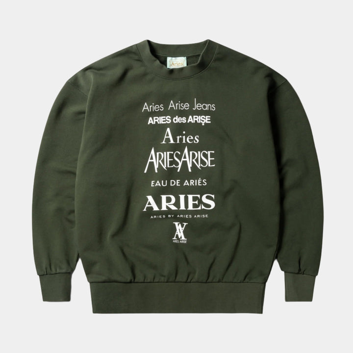 Aries Perfume Sweatshirt - Forest Green