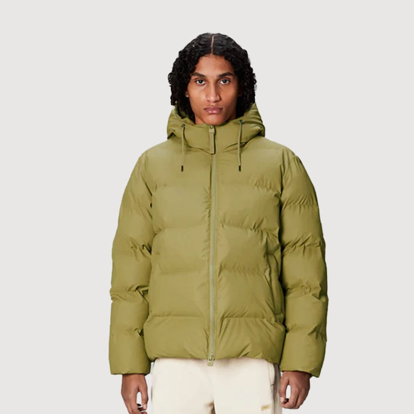 Rains Alta Puffer Jacket - Khaki