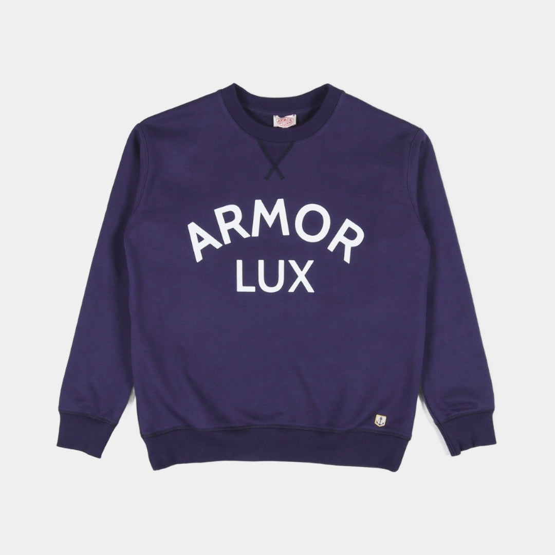 Armor-Lux Women Logo Sweatshirt  - Indaco Navy