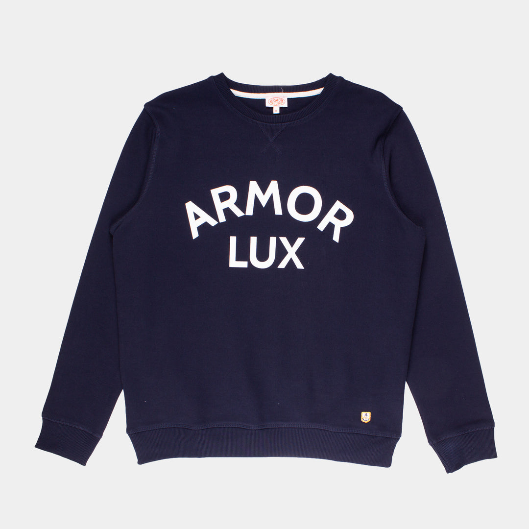 Armor-Lux Logo Sweatshirt - Marine Deep/Armor-Lux