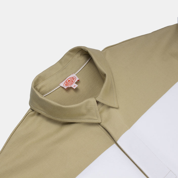 Armor-Lux Polo Shirt - Olive/Milk
