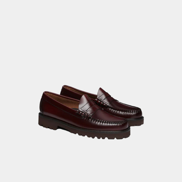 GH Bass Weejuns 90s Larson Penny Loafers - Wine Leather