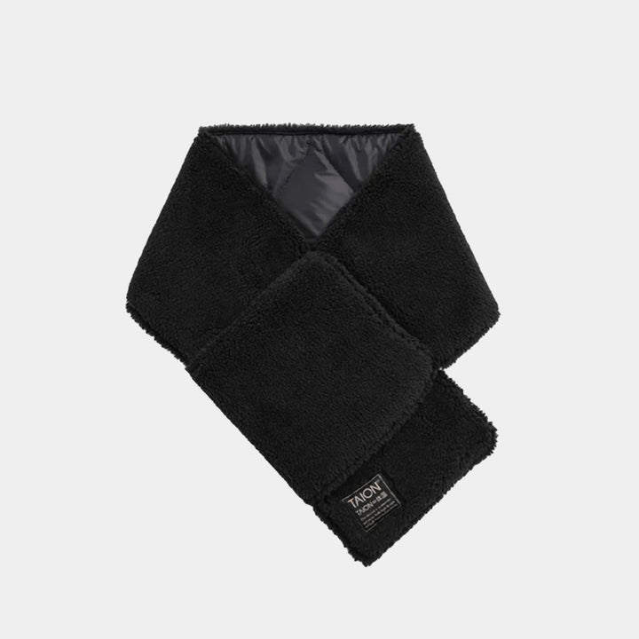 Taion Military Reversible Down Scarf - Black