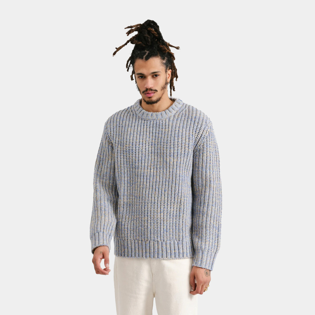 Wax London Wilde Crew Sweater - Blue