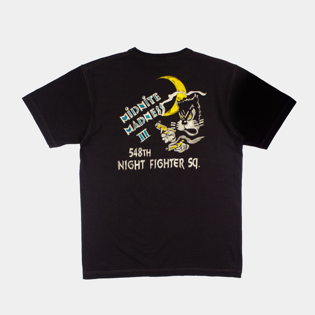 Buzz Rickson's 548th Night Fighter Squadron T-shirt - Black